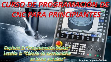 curso de torno cnc a distancia|programación de torno y maquinado.